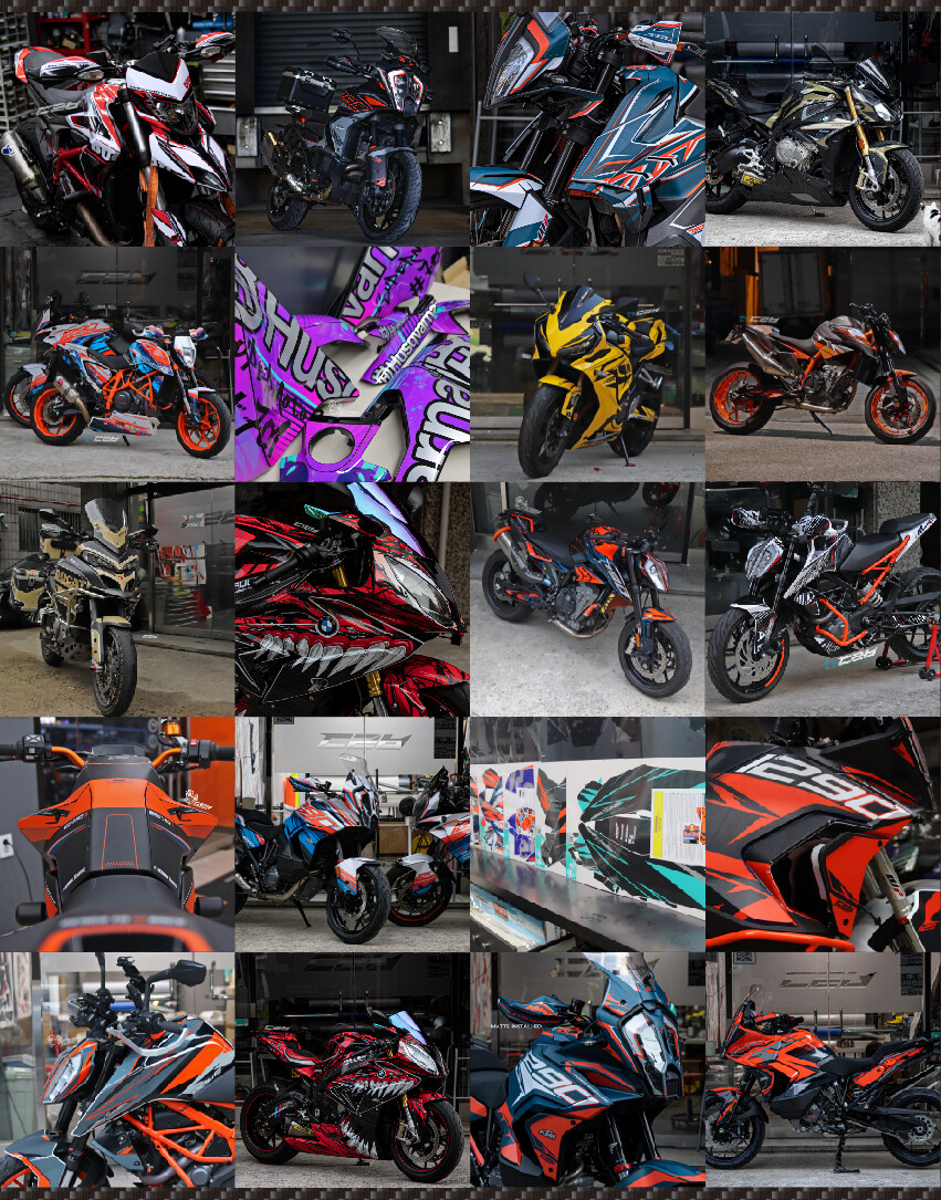 NEW Graphic kit for Honda NX500 (2024~) Decal Sticker Kit (AT-B)