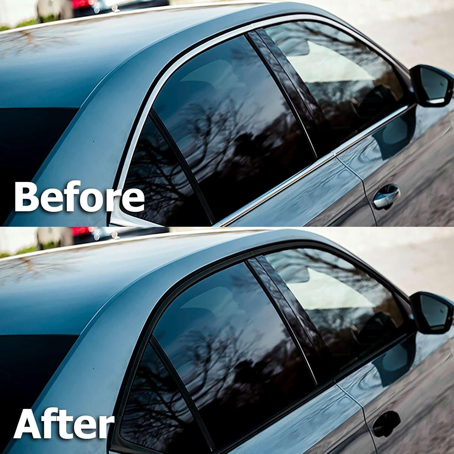 2 In x 25 FT Gloss Black Vinyl Wrap – Self-Adhesive and Scratch-Resistant