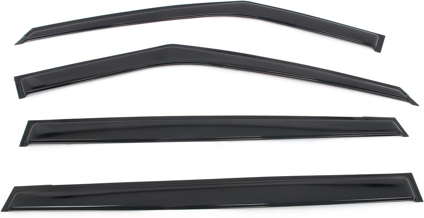 Tape on Window Visors Compatible with 2022-2026 Kia Carnival, Acrylic Smoke/T…