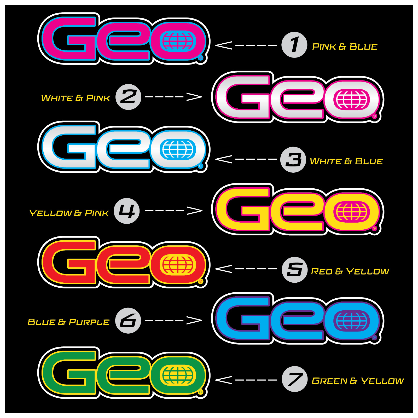 Tracker Logo Decal for Car Truck Window Geo Sticker | Set of 2 Pick your Color