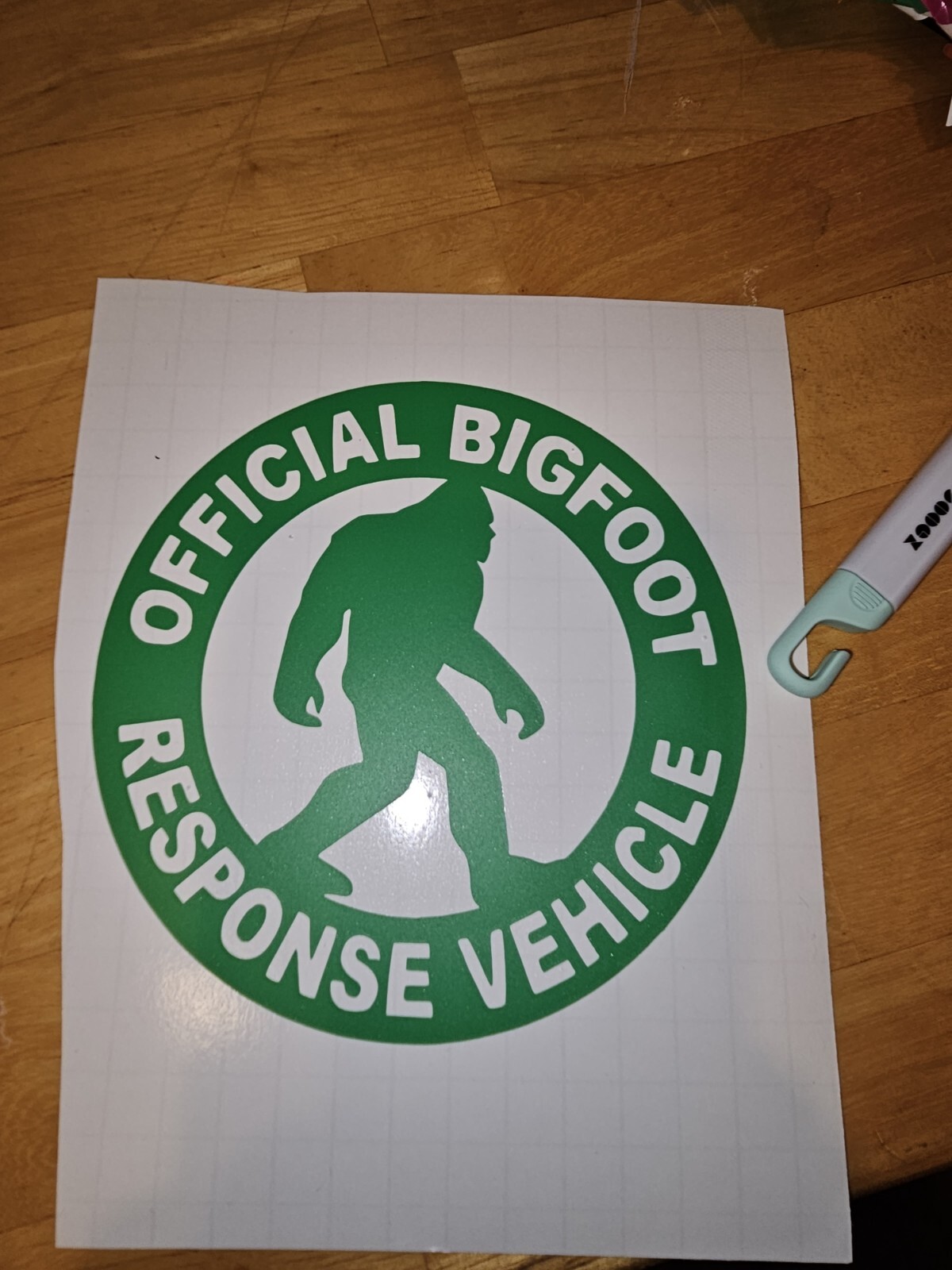 Bigfoot Search vinyl sticker funny decal for car window! Your Choice Of Color!