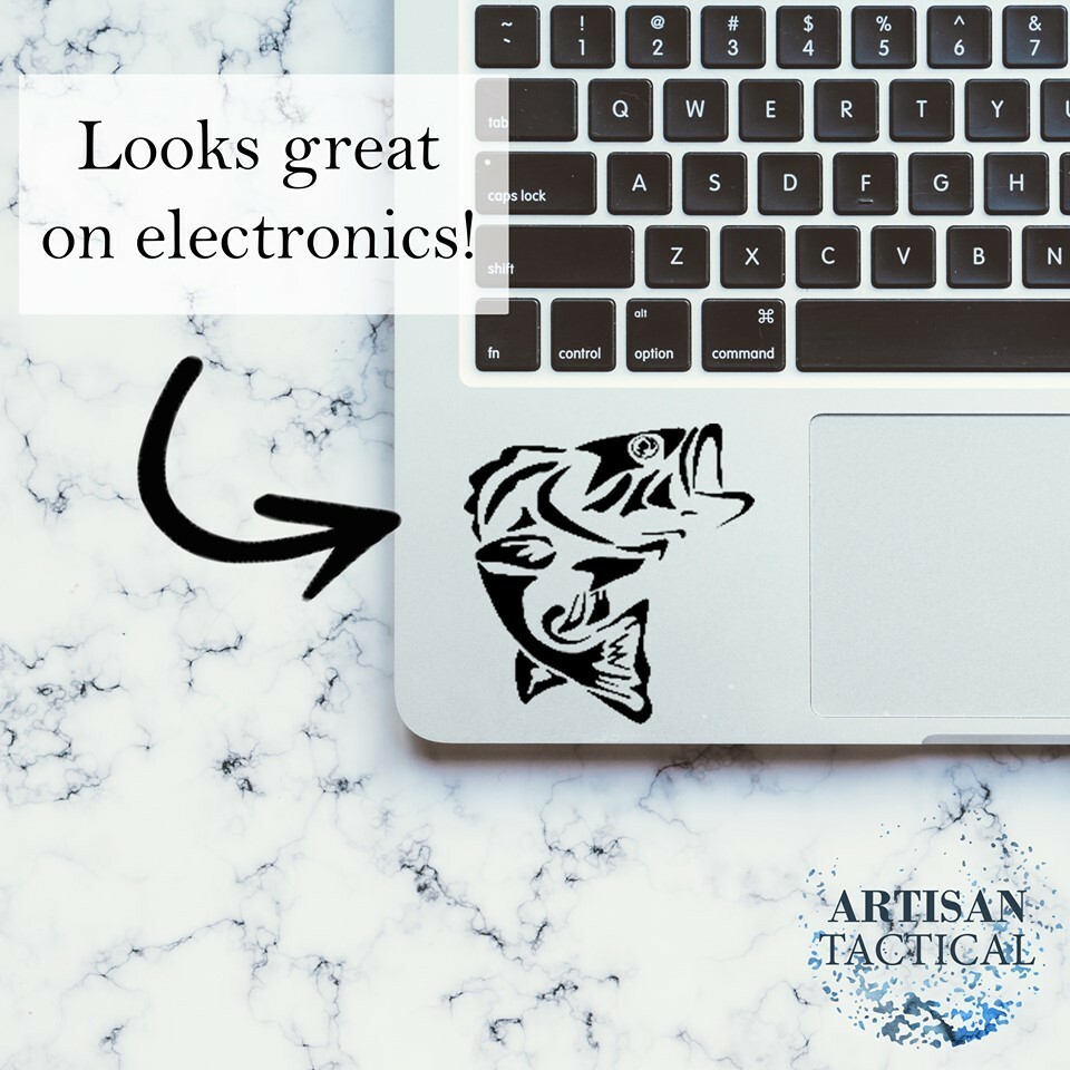 Fisherman Decal, Fishing Vinyl Decal, Car Decal, Gift 
