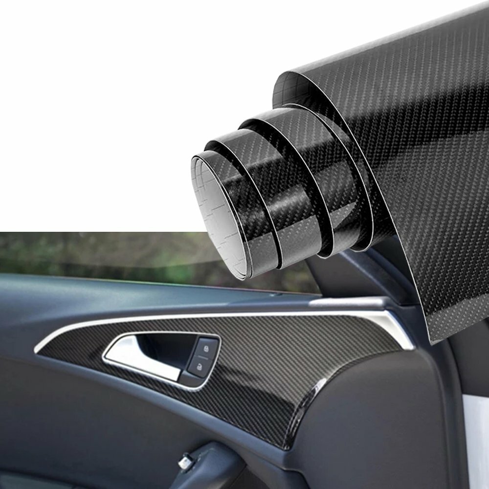 5D Waterproof Carbon Fiber Vinyl Car Wrap Sheet Roll Film Sticker Decal Paper