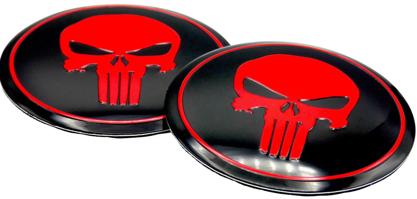 2x 2nd Amendment Metal Decal Sticker Emblems Fender Auto Truck Dome Shape 2.20″