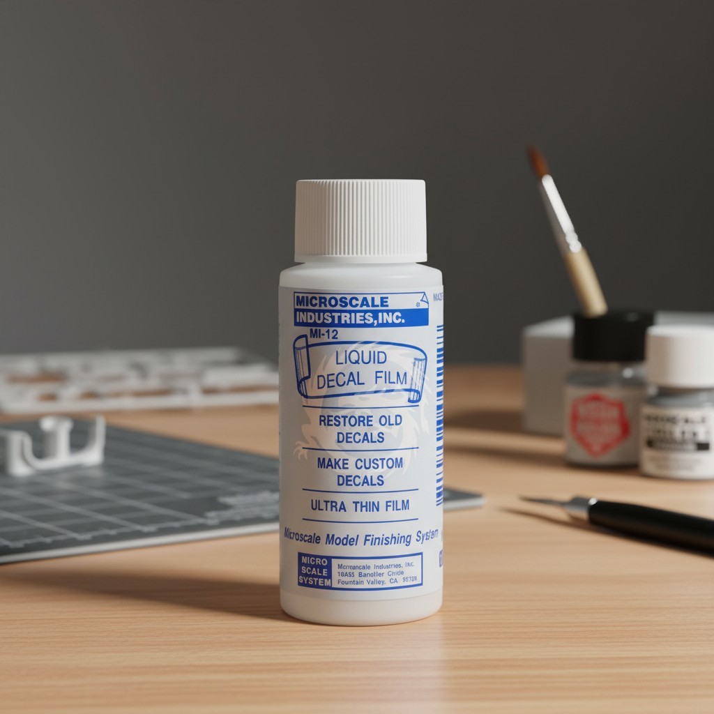 1 oz Micro Liquid Decal Film with Irregular Shape and Letter Print Design