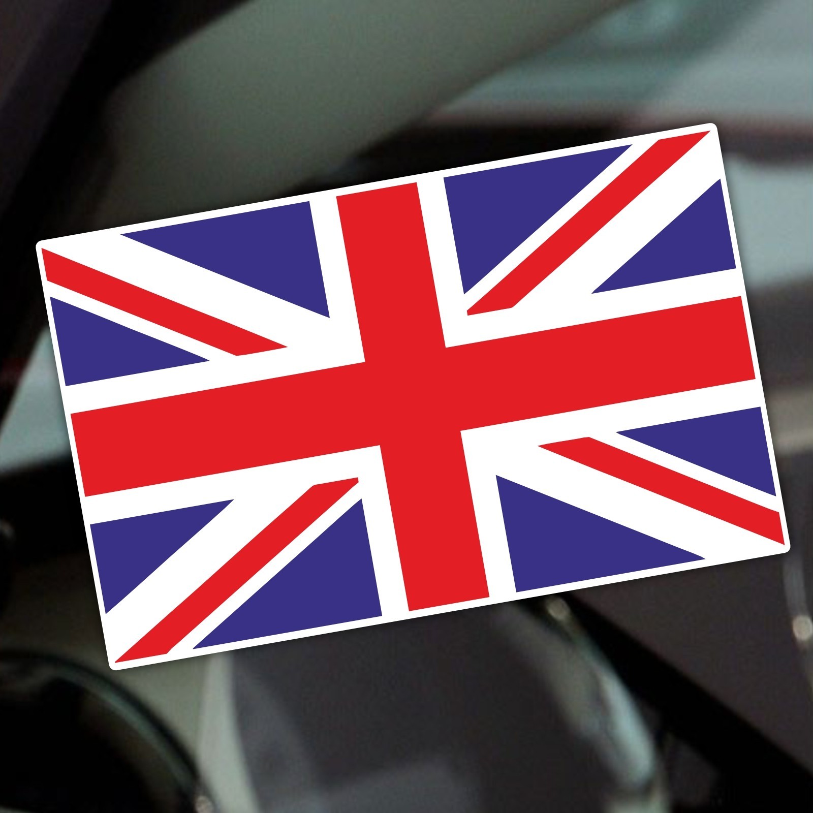 1 x Sign Union Jack Flag United Kingdom Stickers Great British UK Window Decals