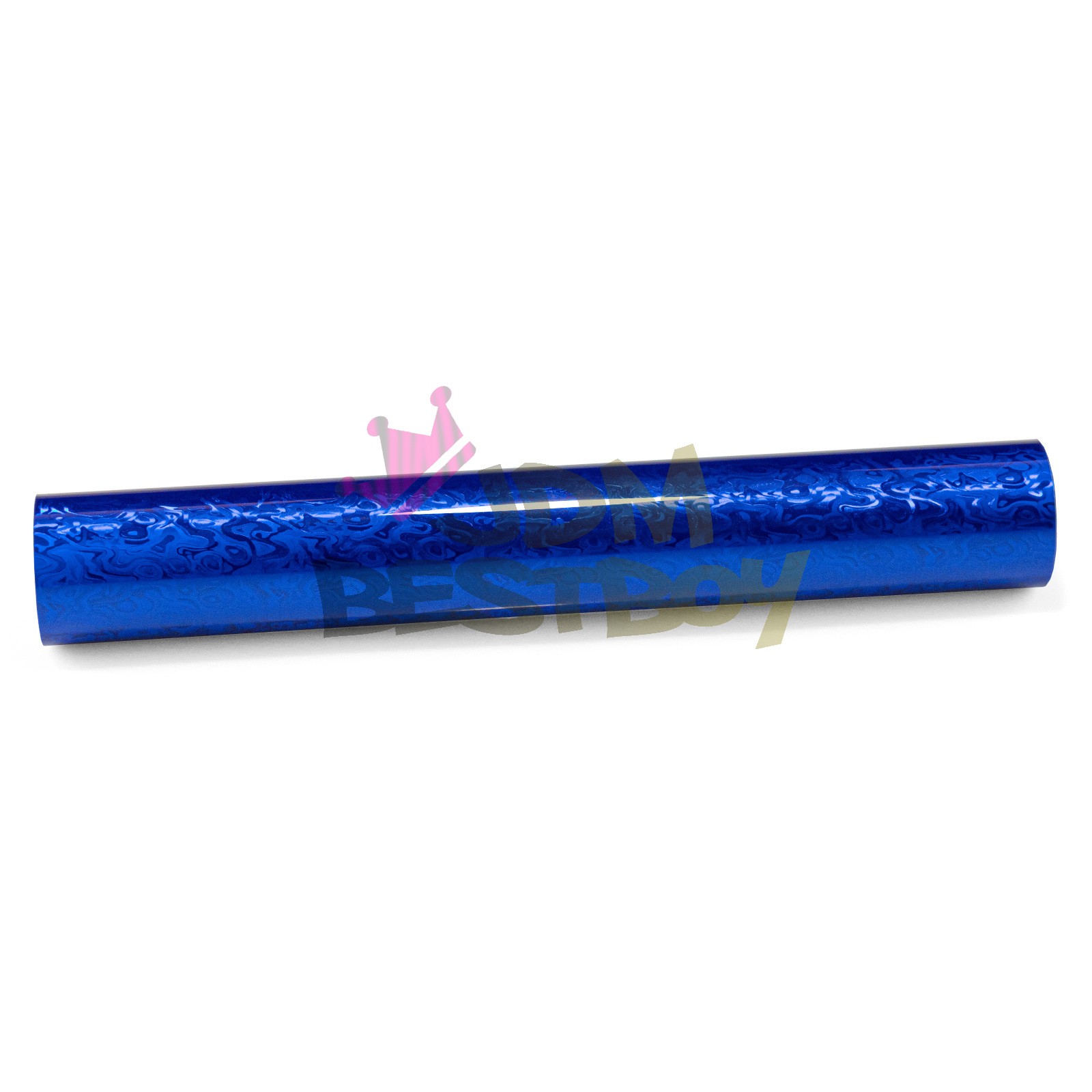 PET Damascus Steel Forged Gloss Royal Blue Car Vinyl Wrap Decal Sticker Film