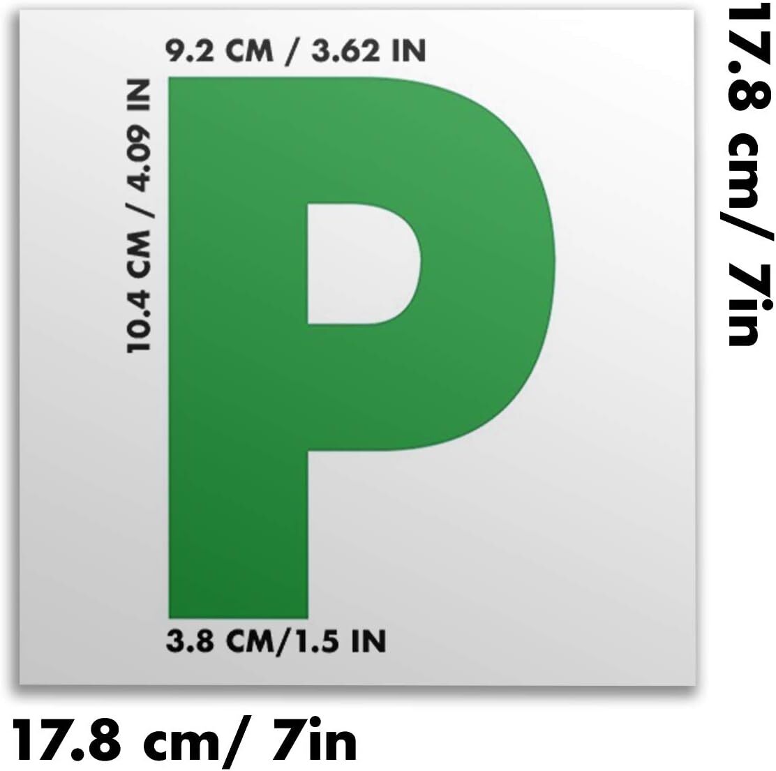 LEARNER STICKER L Plate Stickers Legal Learner Driver Sticker Self Adhesive