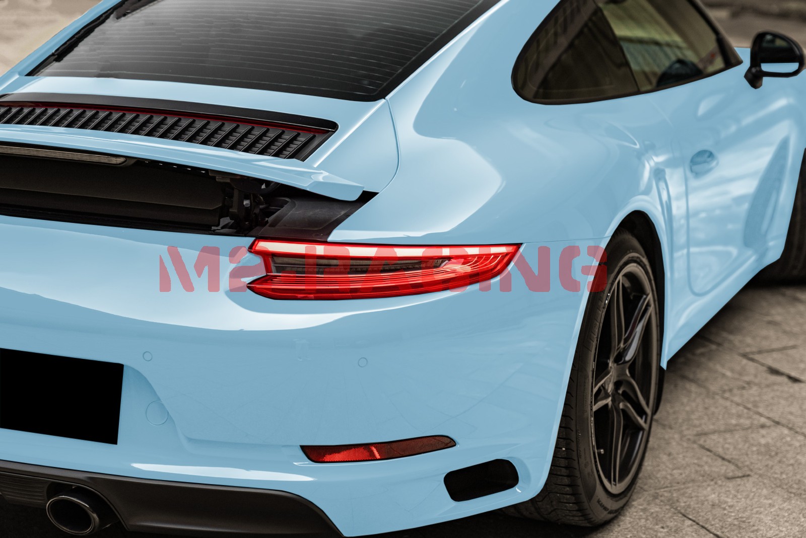 High Gloss Sea Breeze Blue Car Vinyl Wrap Sticker Decal Sheet Film Air Release