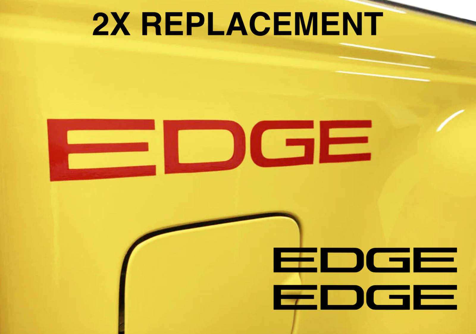 Replacement Vinyl Decal Sticker Fits Ranger Edge Truck Bed Side – Any Color