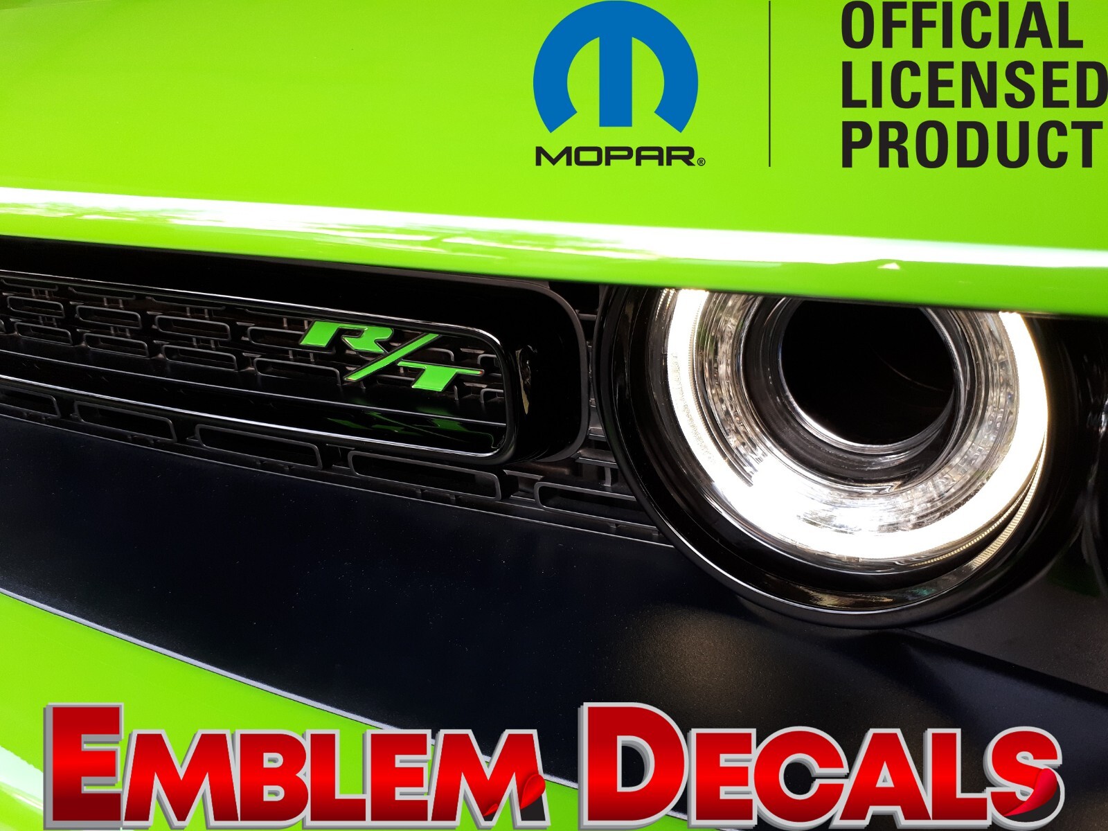 Dodge Challenger R/T Grill Decal 15 16 2017 2018 2019 2020 2021 2022 2023