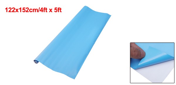 Matte Light Blue Car Wrap Film 122x152cm(4ft x 5ft) Vinyl Wrap Cover Universal