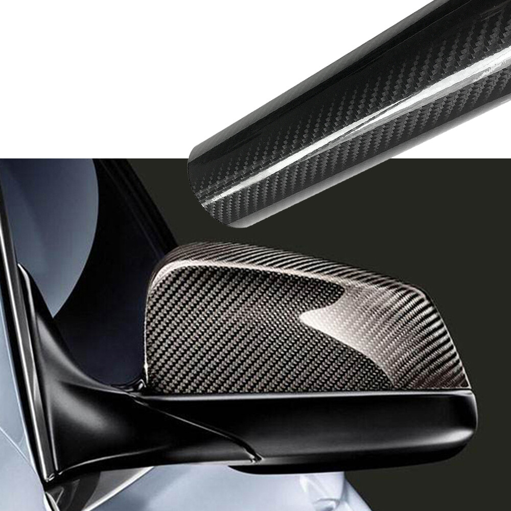5D Waterproof Carbon Fiber Vinyl Car Wrap Sheet Roll Film Sticker Decal Paper US