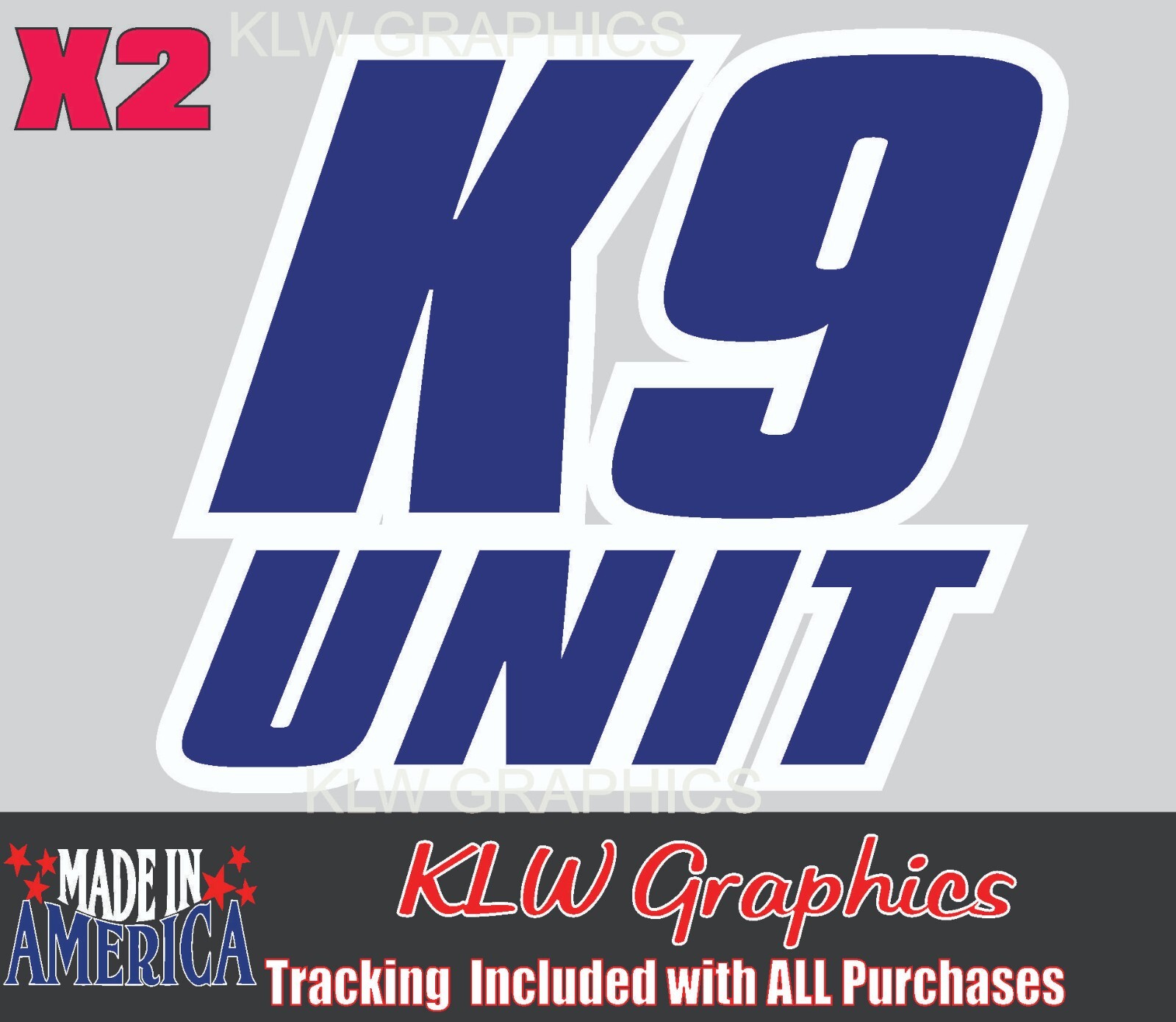 K9 Unit Police Dog Bumper Sticker Vinyl Decal Diesel Car Decal Law Enforcement