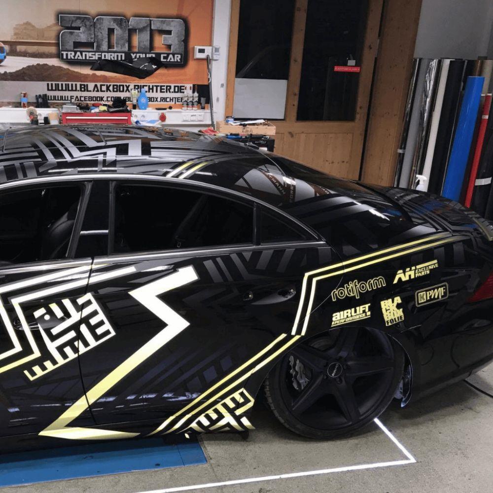 KPMF K75400 Gloss Perfect Black Vinyl Car Wrap Film | K75443