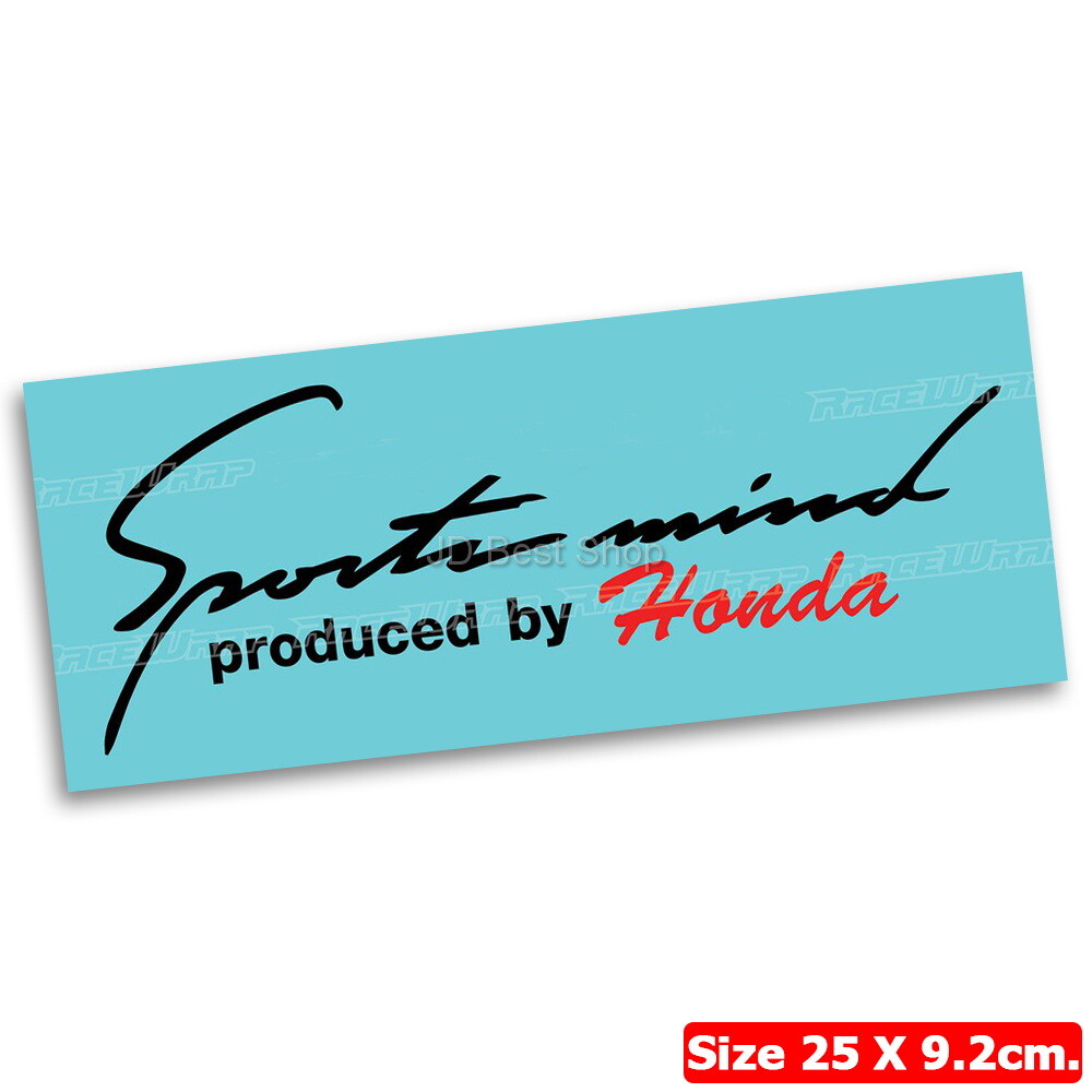 Sticker sportmind by honda All Models Diecut Vinyl JDM Style Japan Corner bonnet