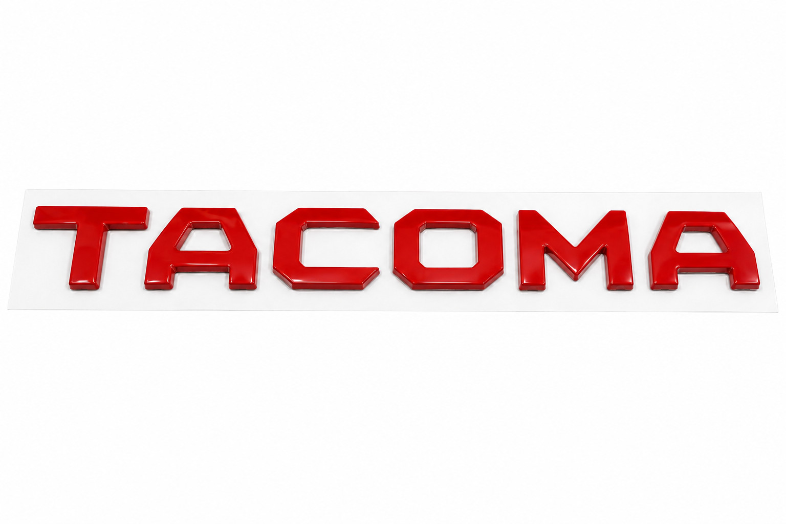 Tailgate Letter Inserts for 2024-2026 Toyota Tacoma 3D ABS Emblem Overlay Decals