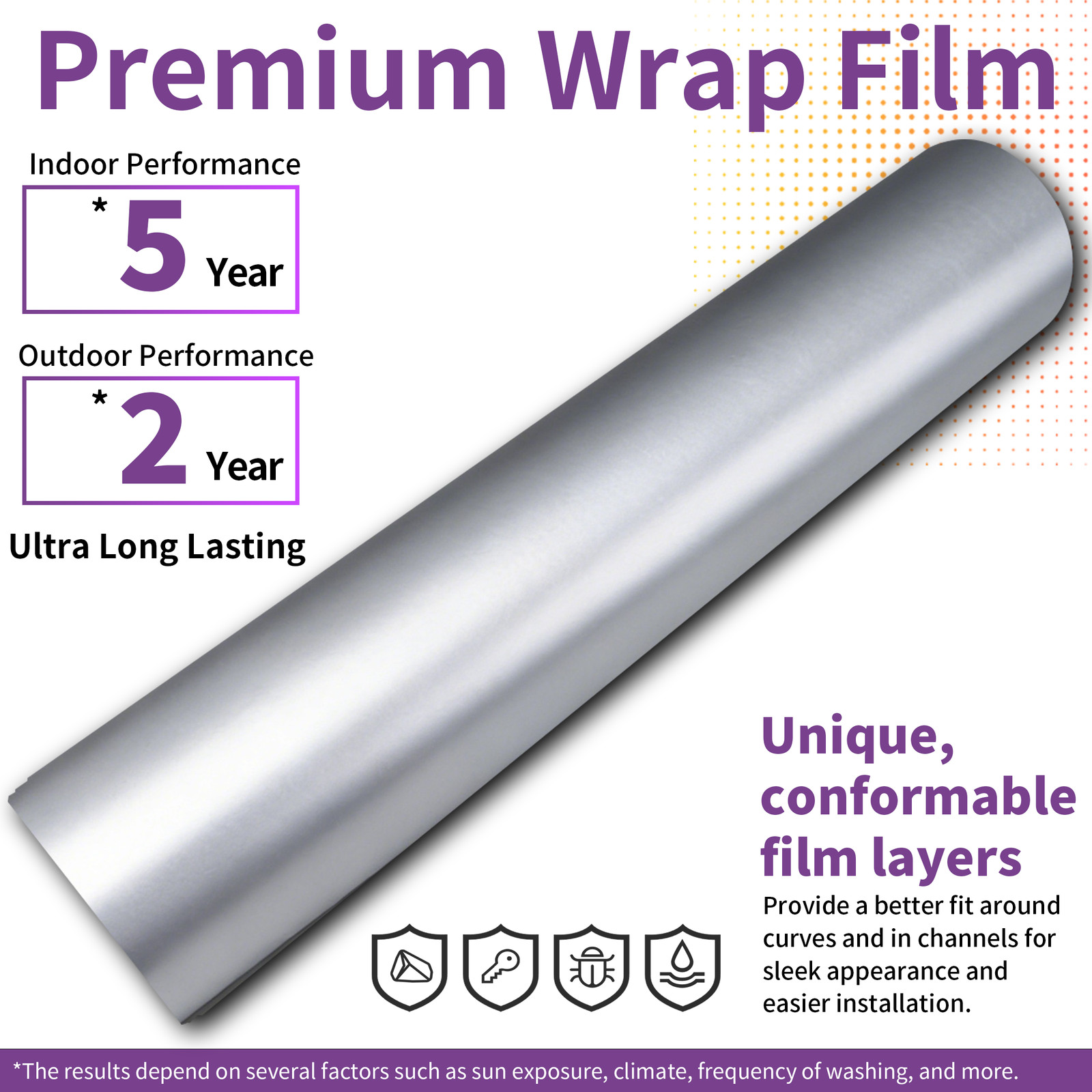PPF PET Silver Gloss Color Vinyl Paint Protection Film Scratch Shield Auto Wrap