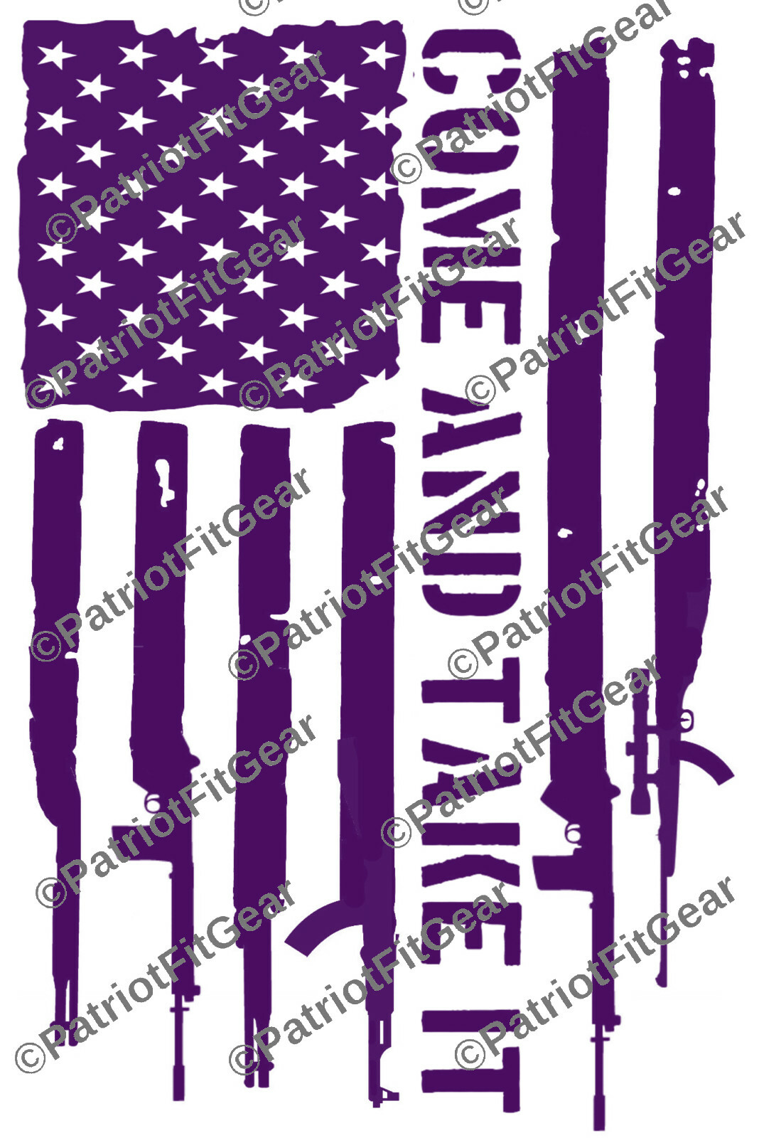 Gun Flag,Come And Take It,9″x12″,Molon Labe,Dont Tread On Me,Custom Vinyl Decal