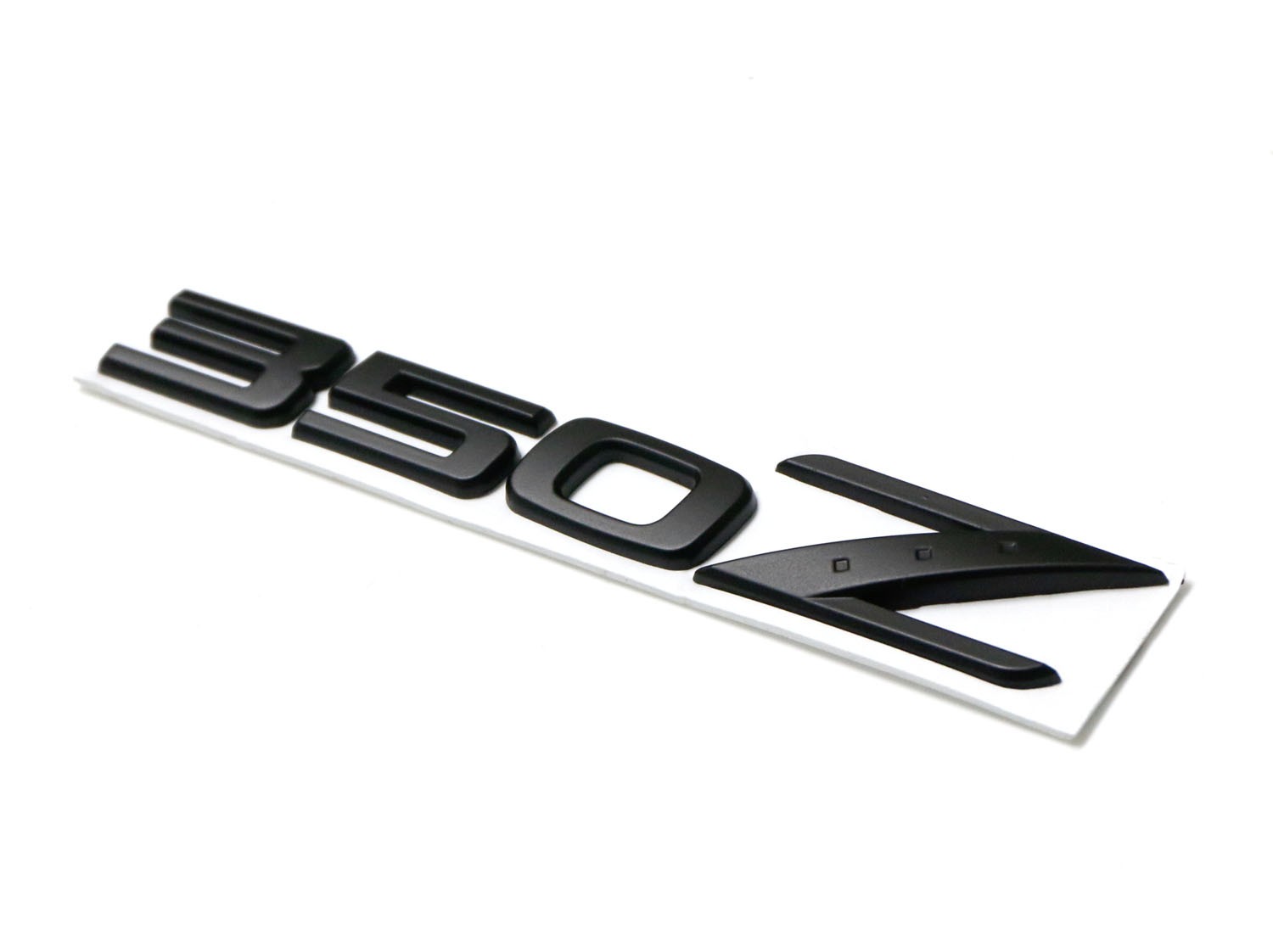 Matte Black Finish 3D Raised Trunk Lid Letter Pieces For 2003-08 Nissan 350Z Z33