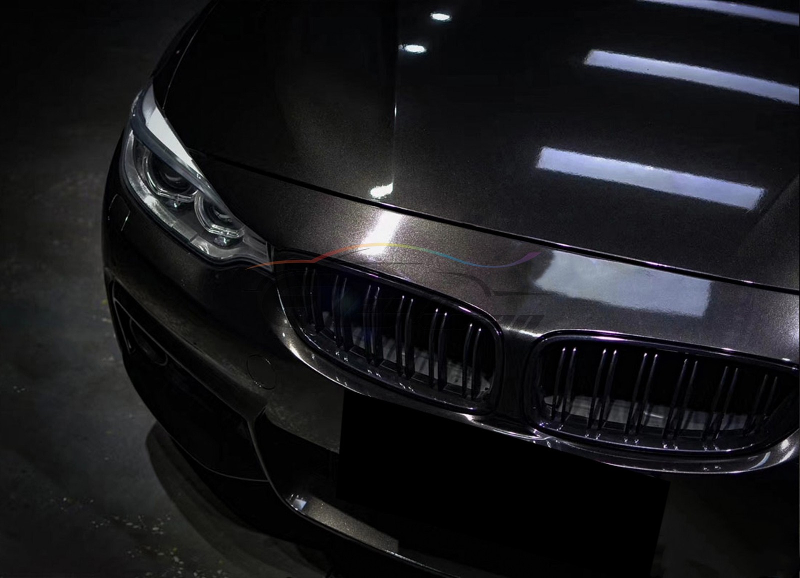Gloss Metallic Graphite Gray PPF TPU Paint Protection Film Dry Wet Vinyl Wrap