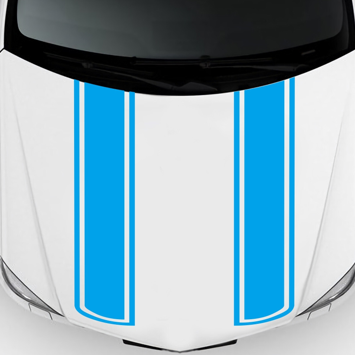 Car Hood Sticker Body Side Vinyl Stripe Decal Decoration Accessories Waterproof
