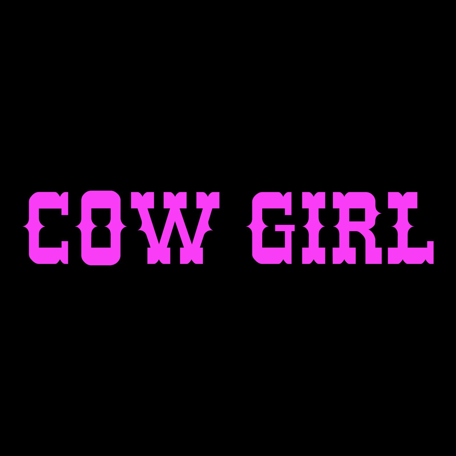 Cow Girl Sticker 2 Pack Cowgirl Decals