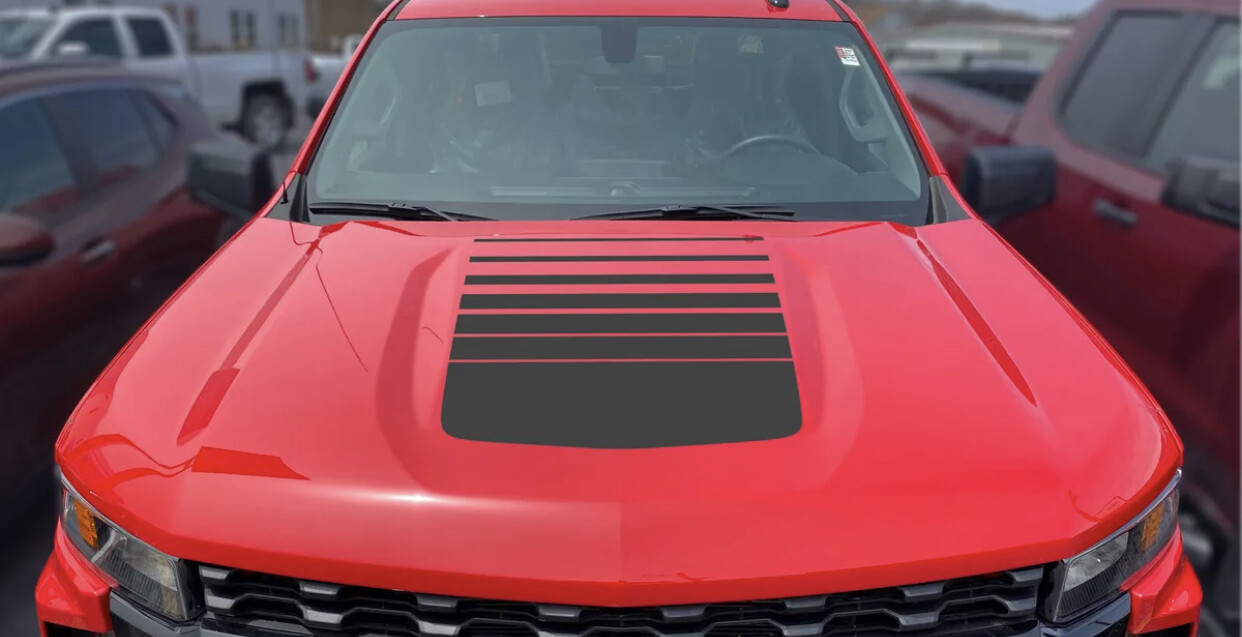 2021 2022 2023 Chevy SUBURBAN TAHOE Z71 RST LTZ Hood Decal