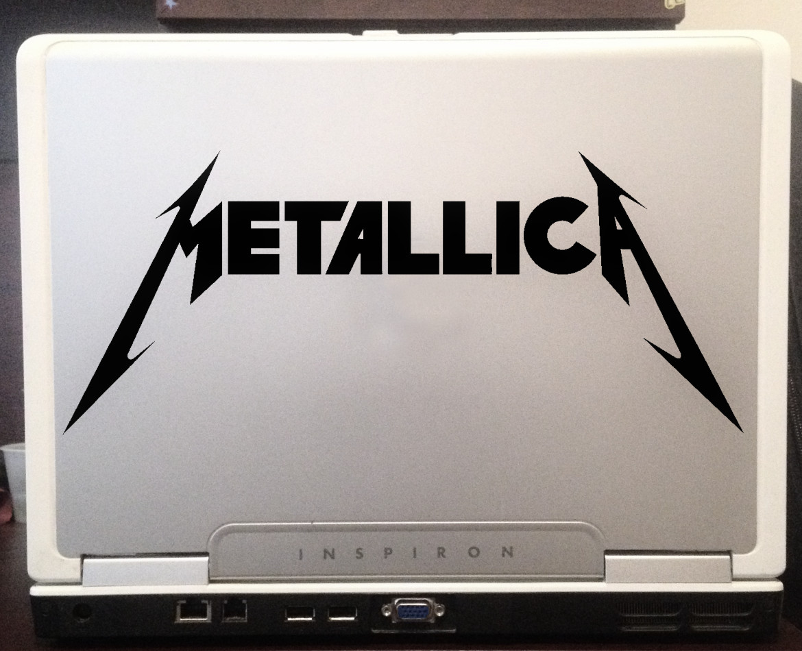 Metallica American Hard rock Metal band Logo Album cover car SUV 7″ Black