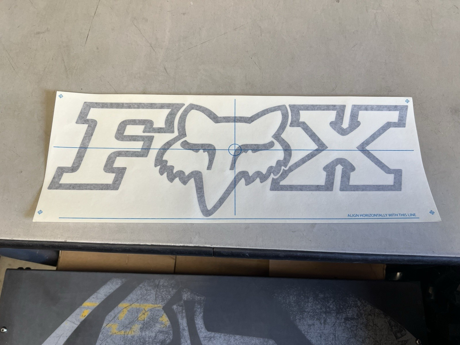 FOX RACING DECAL 18 INCH