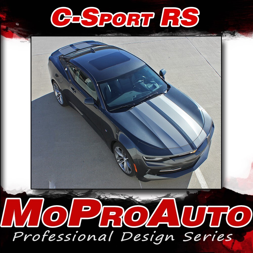 C-SPORT 2017-2018 Chevy Camaro OE Style Racing Stripes 3M Vinyl Graphics Decals