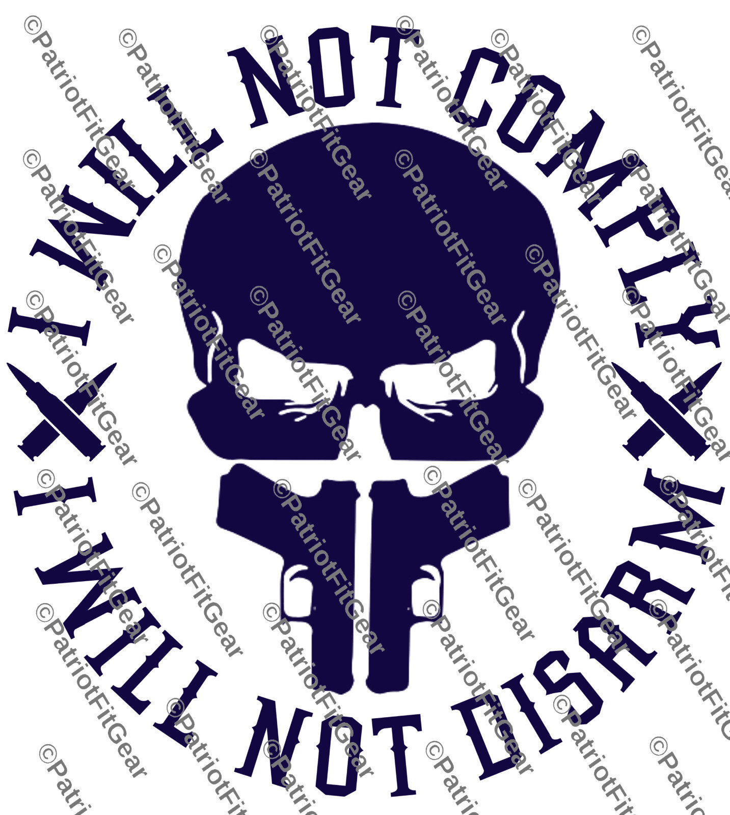 I Will Not Comply,Gun Rights,Molon Labe,We The People,2A,Custom Vinyl Decal