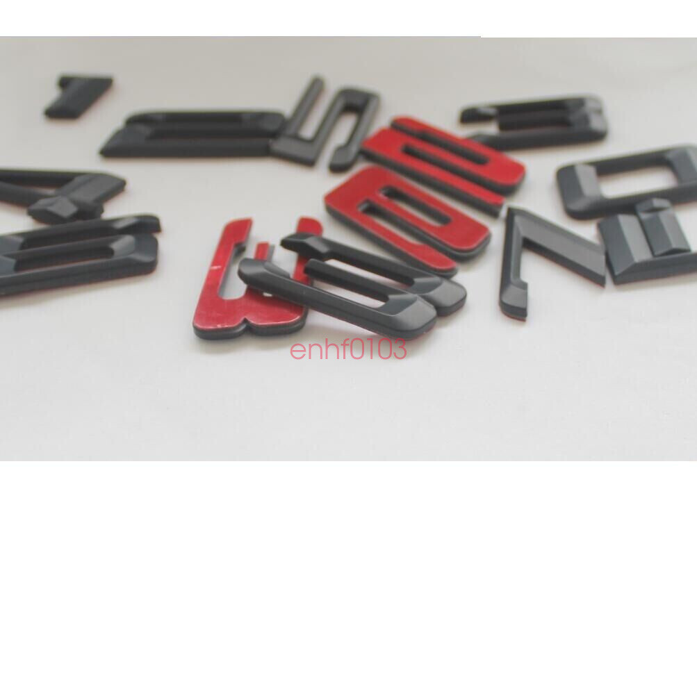 Matt Black Number Trunk Letters Badge Emblem Sticker for BMW 3 Series 335i