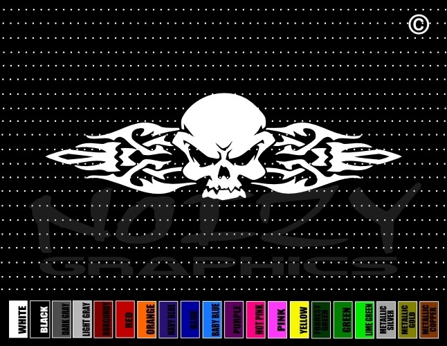 24″ Skull #15 4×4 Lift Kit Redneck Cowboy Muscle Car Decal Window Vinyl Sticker