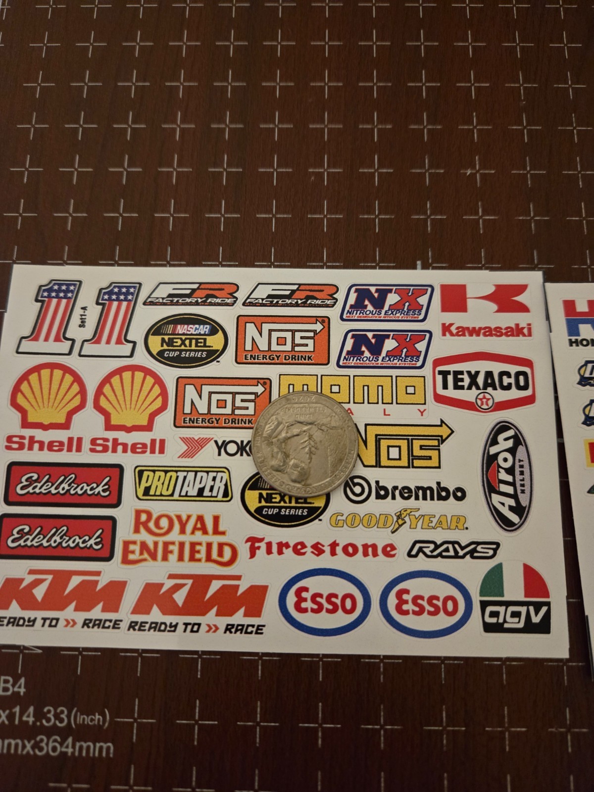 100+ 1/10 Small Racing Decals Stickers Drag Race High Quality Vinyl