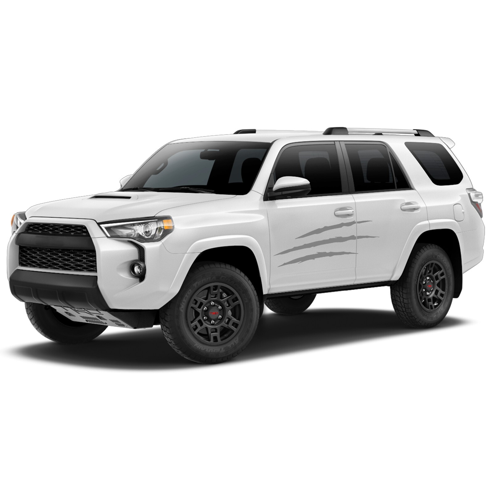Side door scratchers graphics stickers decal compatible with Toyota 4Runner