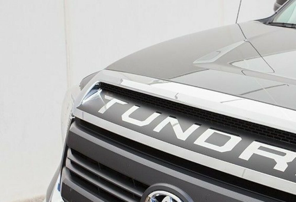 Custom Vinyl Decal Graphics Grille Insert Hood Wrap Kit for 2014-2020 Black