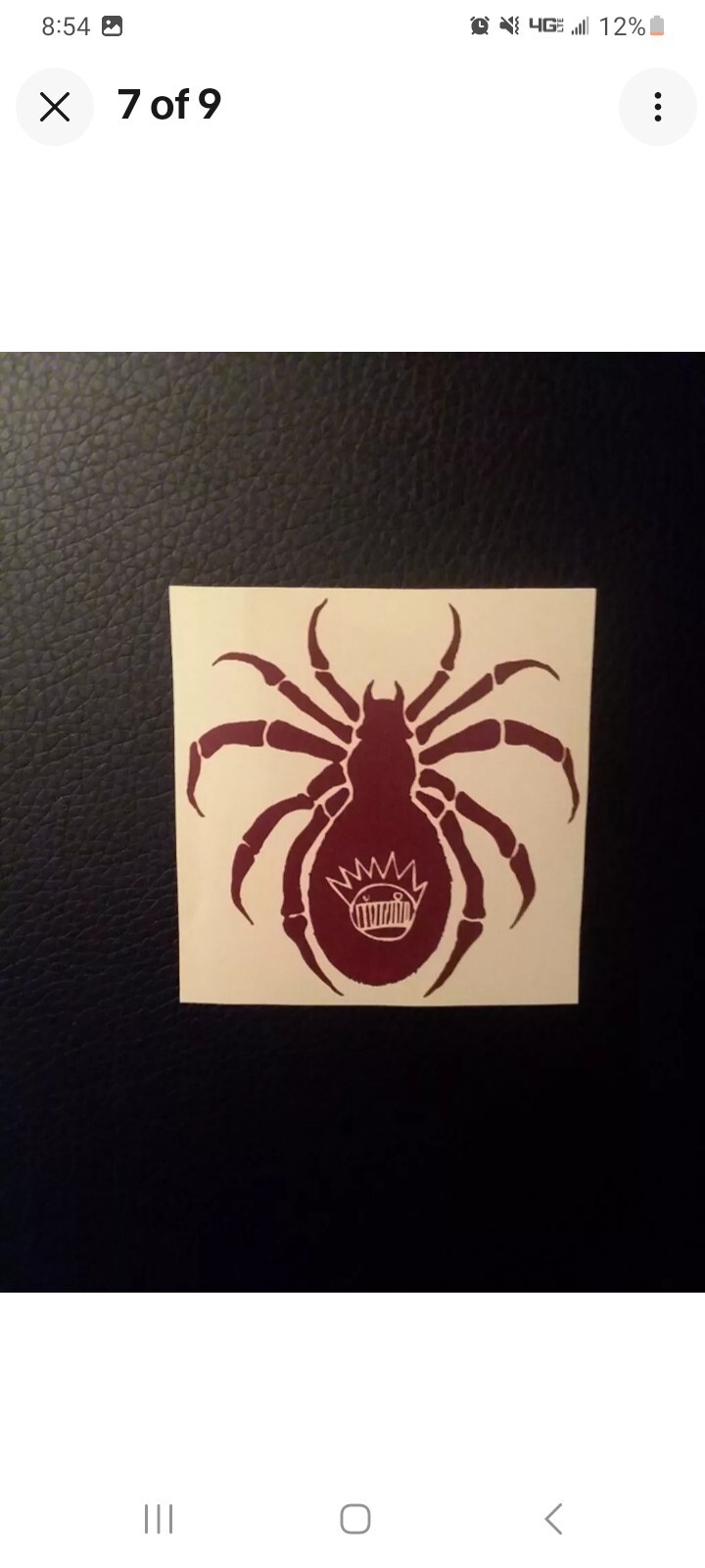 1 WEEN Tick Boognish sticker. 7 different colors to choose from