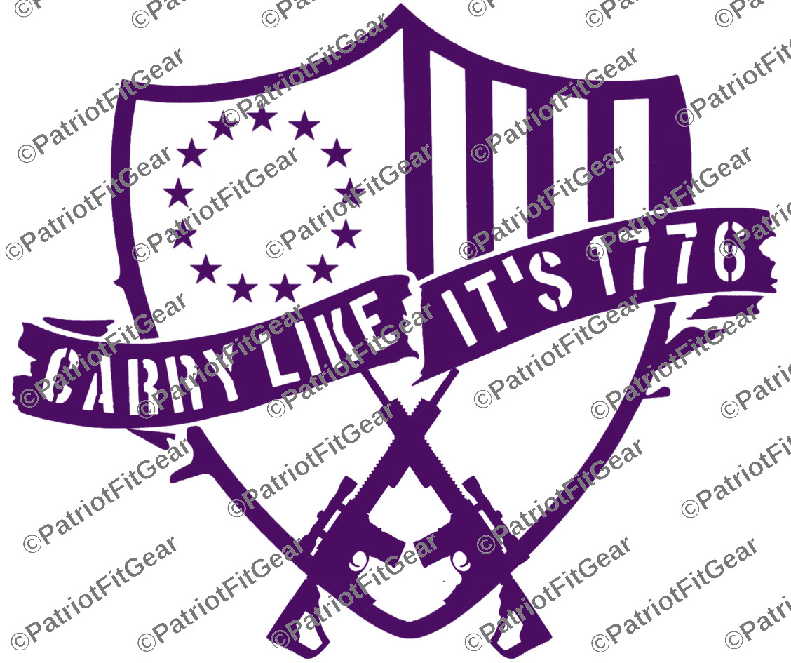 Carry Like Its 1776,2nd Amendment,12″x10″,Gun Rights,Molon Labe,2A,Vinyl Decal