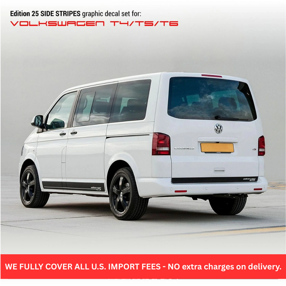 Side stripes for Volkswagen Multivan T4/T5/T6 EDITION 25