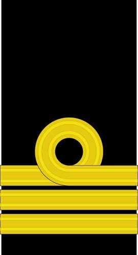 3×5.5 inch Canadian Navy Commander Sticker (Canada Military Rank Naval Sea)