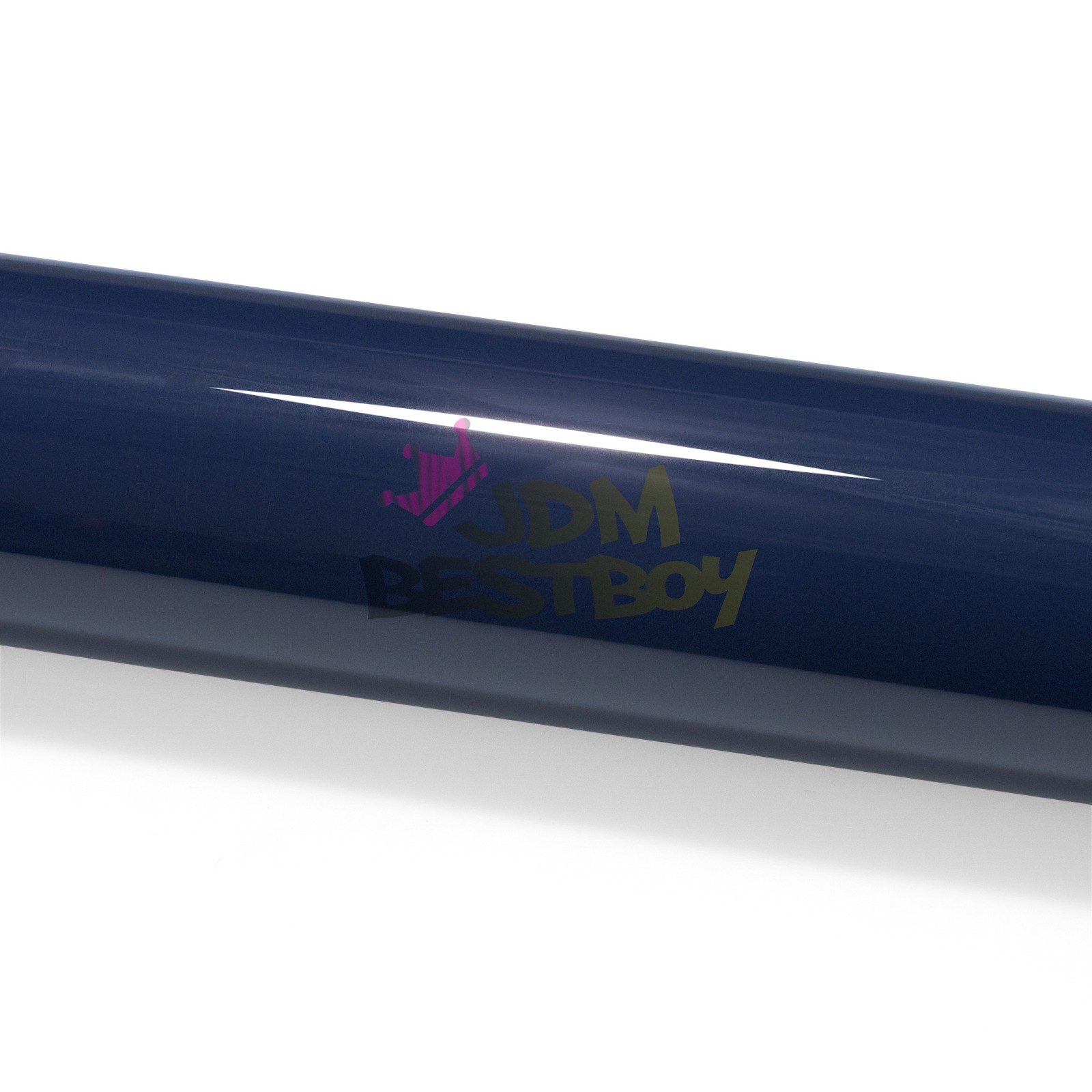 High Gloss Midnight Blue Car Vinyl Wrap Sticker Decal Sheet Film DIY Air Release