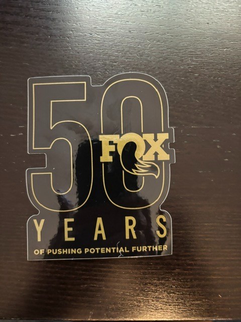RACING SHOCKS FACTORY STICKERS *Fox* 50 YEARS OFFROAD Racing JDM