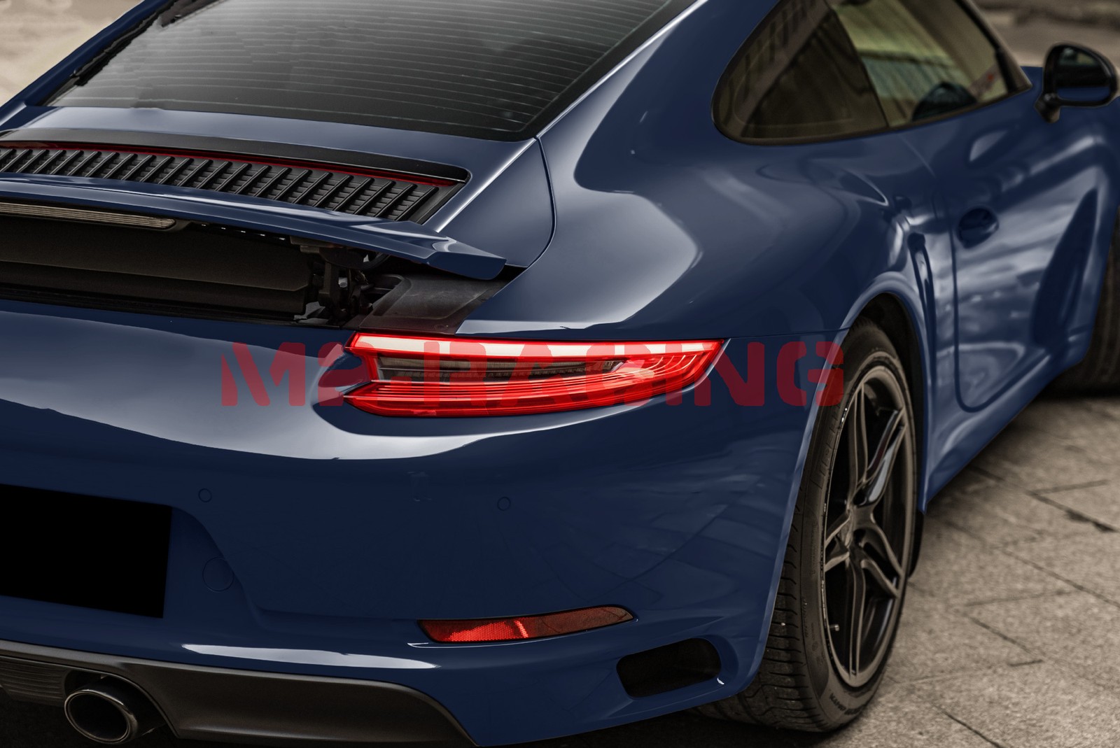 High Gloss Midnight Blue Car Vinyl Wrap Sticker Decal Sheet Film DIY Air Release