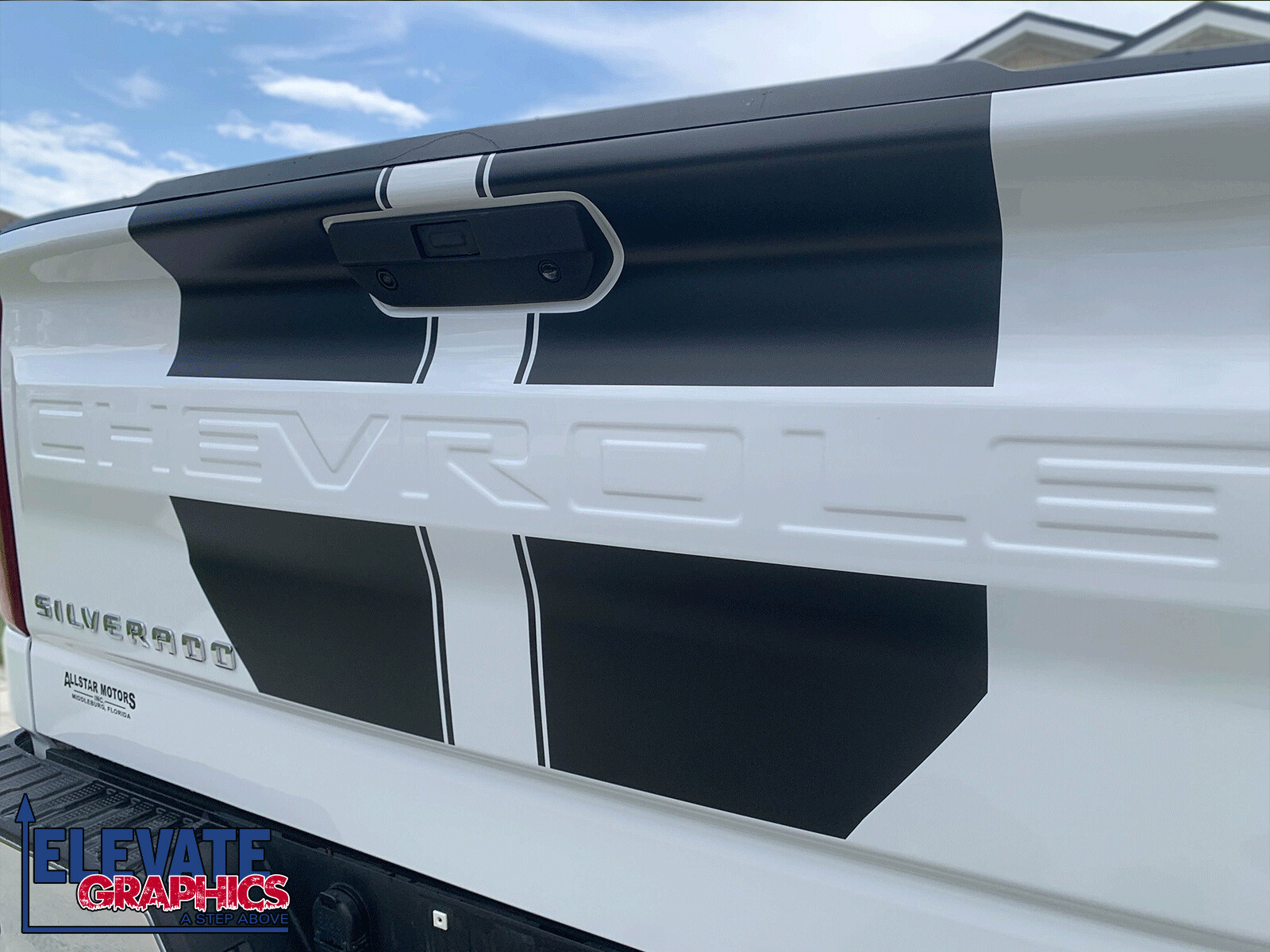Fits Chevy Silverado Rally Beast Two Graphics Vinyl Stripes 3M Decals 2019-2023