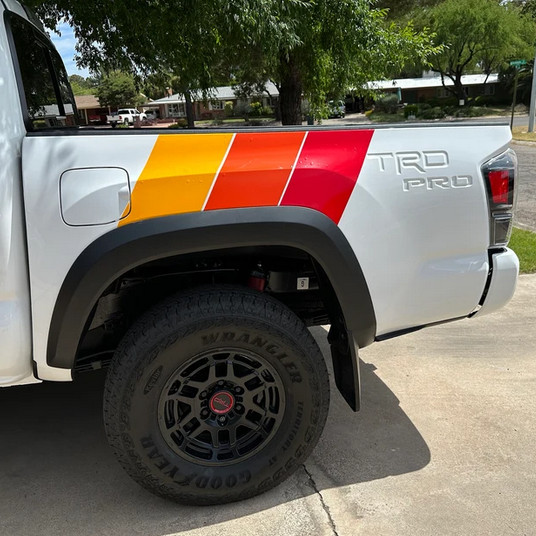 Taco Troopers Bed Side Decal Graphics for 2016-2023 Toyota Tacoma TRD Sport PRO