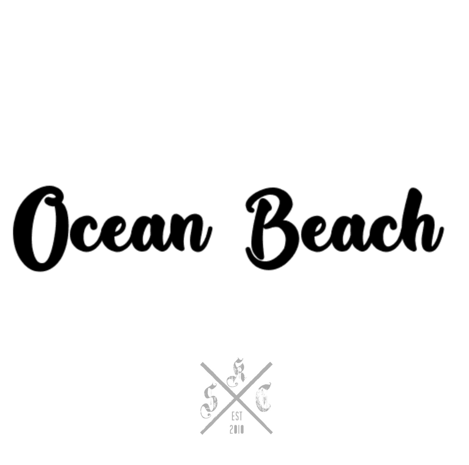 Ocean Beach CA car DECAL/Sticker [weatherproof- fade resistant- OB20191114]