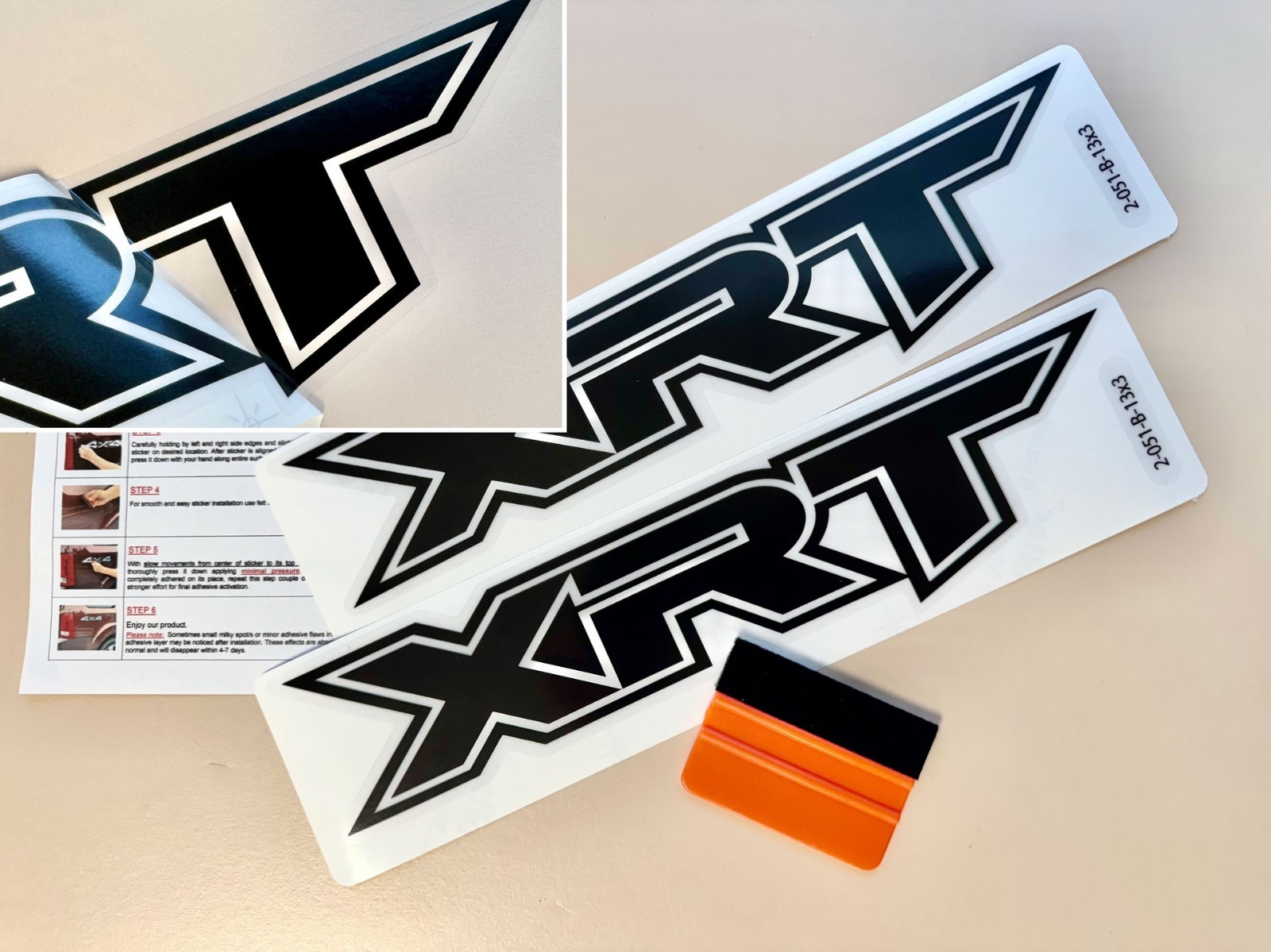 2 x Side Bed Stickers Compatible w/ Santa Cruz XRT Decals Accessory 13 x 3 in