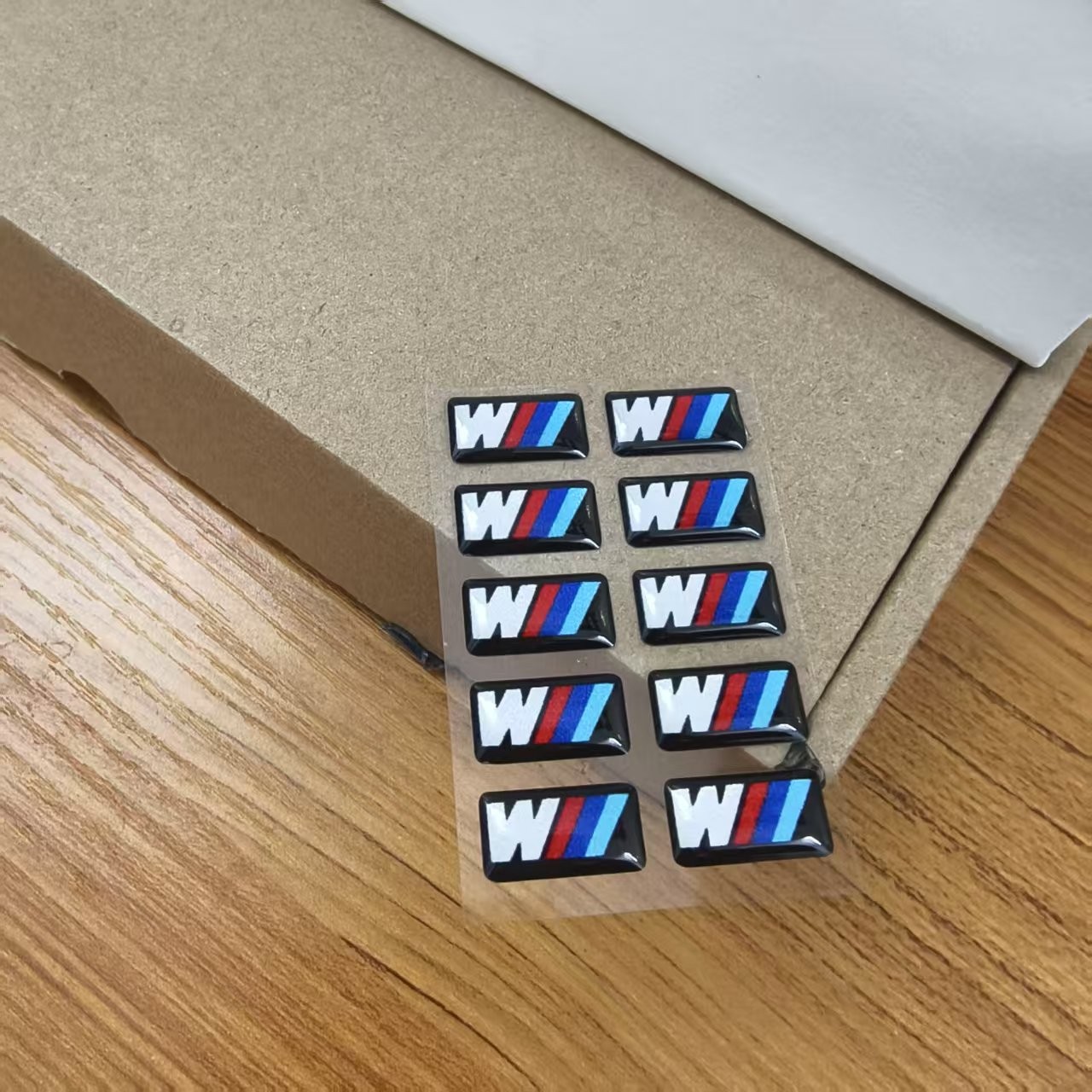 17mm X 9mm/ 11mm X 19mm/ 7mm X 16mm FOR BMW WHEEL M BADGE STICKER EMBLEM DECAL