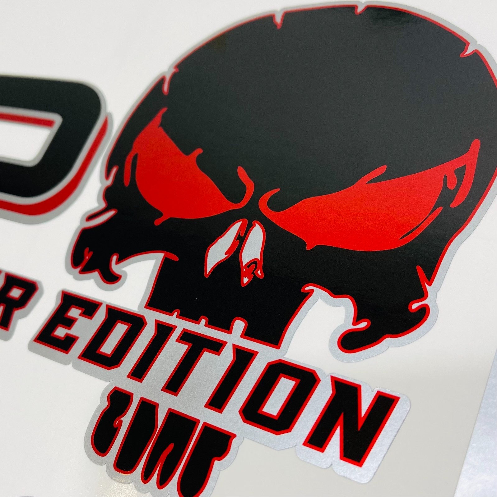 TRD Tacoma Skull Bedside Accessories Exterior Sports Punisher Edition Decals
